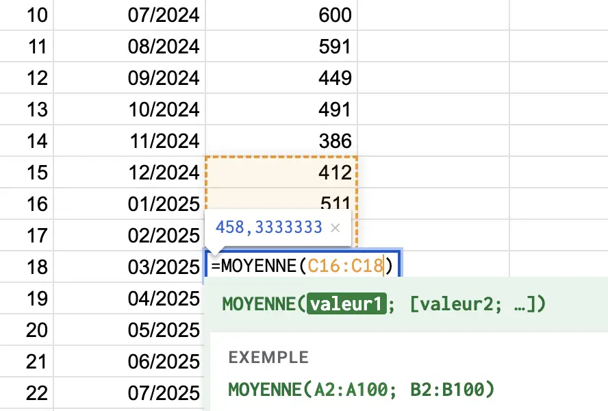 google-sheets-SEO-prediction-formations-analytics